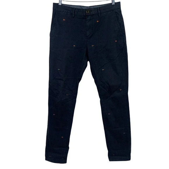 Tommy Hilfiger Denton Chino Straight Fit 31/32 Organic Cotton Stretch Flag Logo - Picture 1 of 8